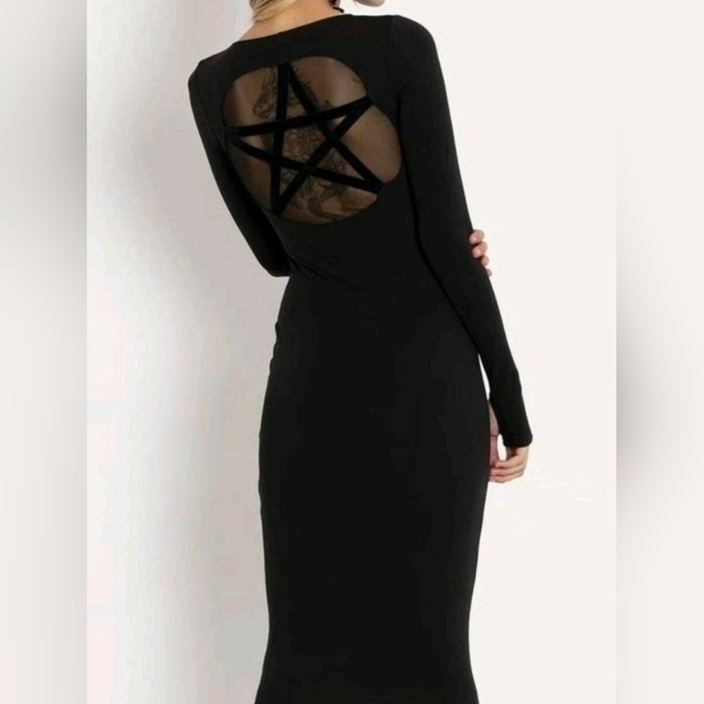 BlackMilk Hidden Magic Long Sleeve Dress - XL - Rare!